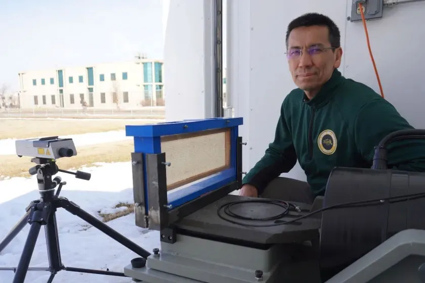 Sulaymon Eshkabilov, NDSU assistant professor of ag machinery engineering.