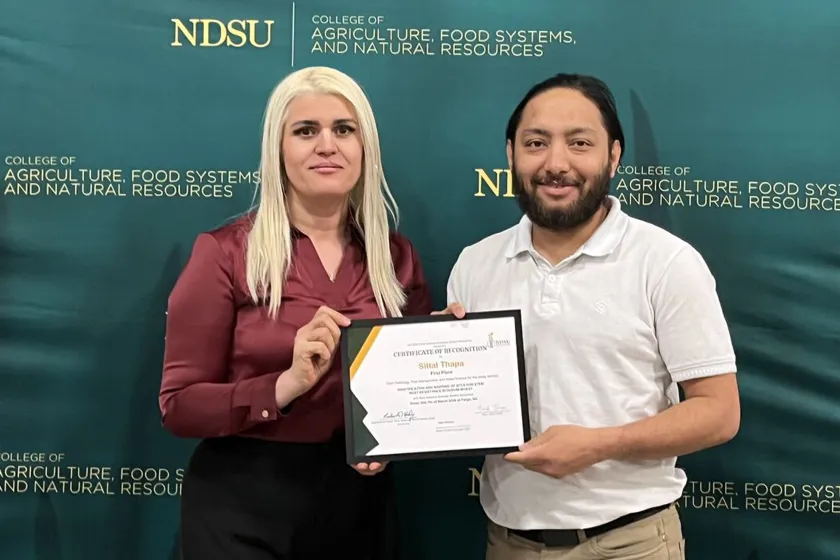 Sittal receiving award