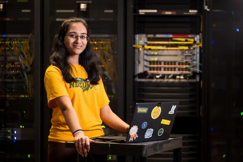 NDSU Computer Science major Pari Narkhede