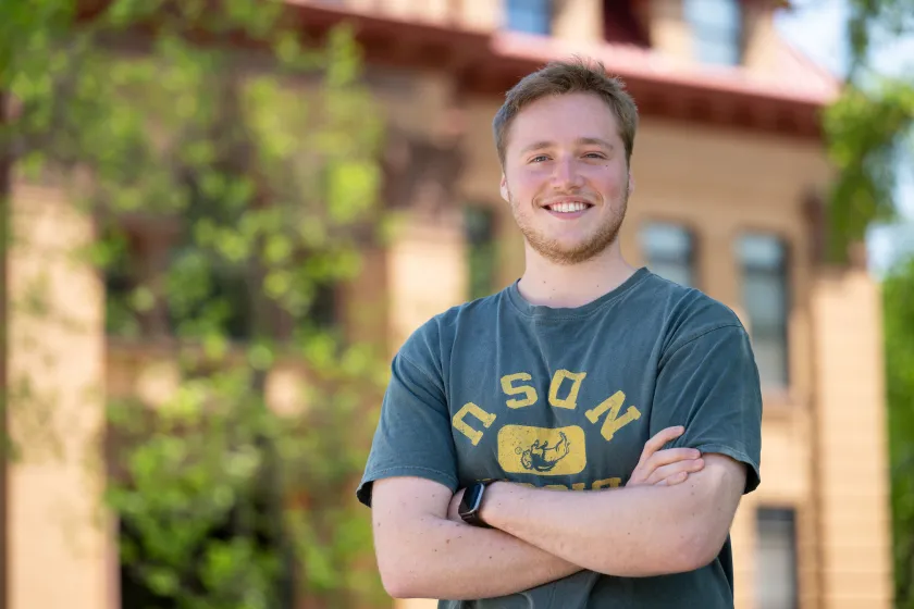 NDSU senior Turner Person