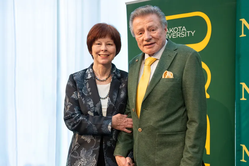 Linda (left) and Richard (right) Offerdahl. 