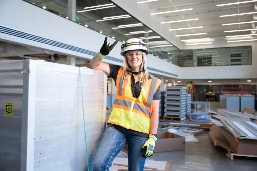 NDSU's construction management program combines coursework in management, business, engineering principles and construction technologies with hands-on learning experiences that prepare students for the workforce. 