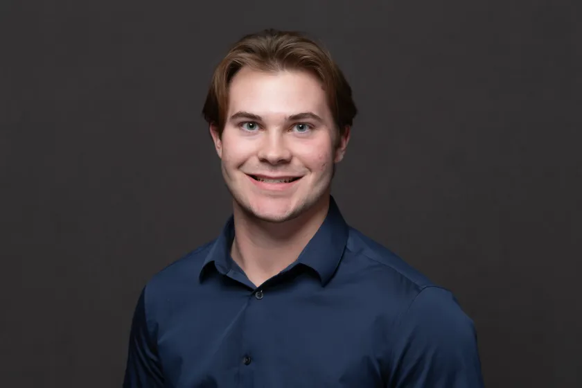 NDSU graduate student Colten Alme. 