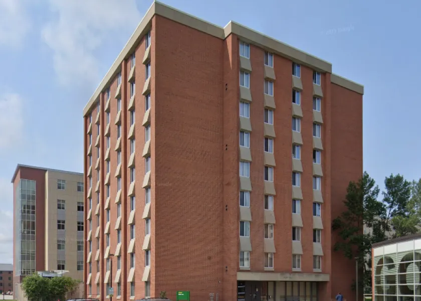 exterior of Pavek Hall