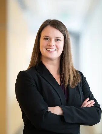 Photo of Valeri Meis, director of industry relations at the NDSU Foundation