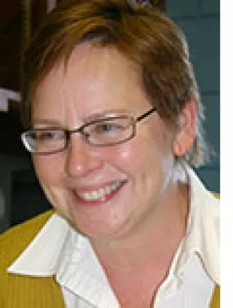 Mary Jo Kenyon smiling confidently