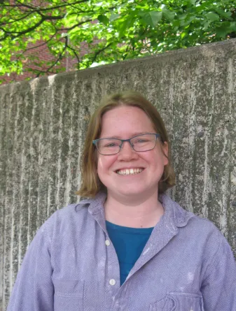 Grace Hirzel smiling confidently