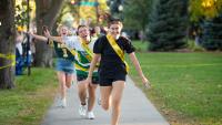 2023 Homecoming - Students Running