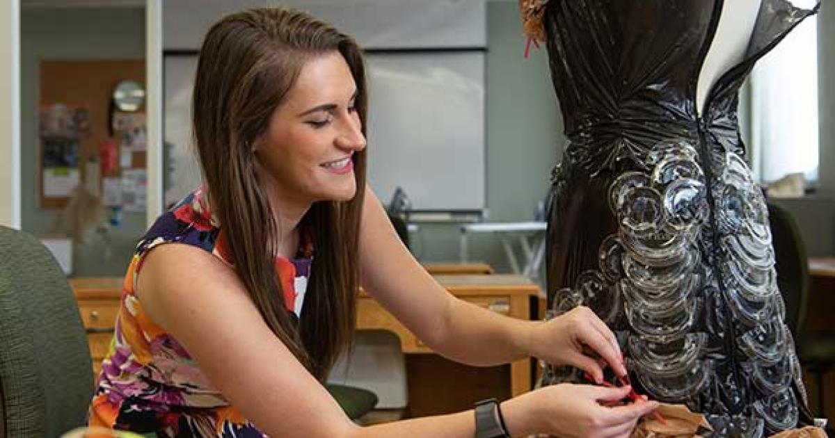 Apparel student invents new eco-friendly textile