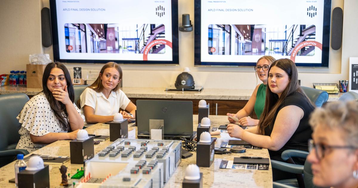 NDSU interior design students travel to Dallas to showcase data center ...