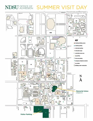 Summer Visit Day Map