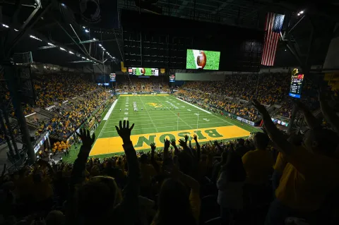 Photo of Bison football game