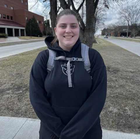 NDSU student Alison Reynolds