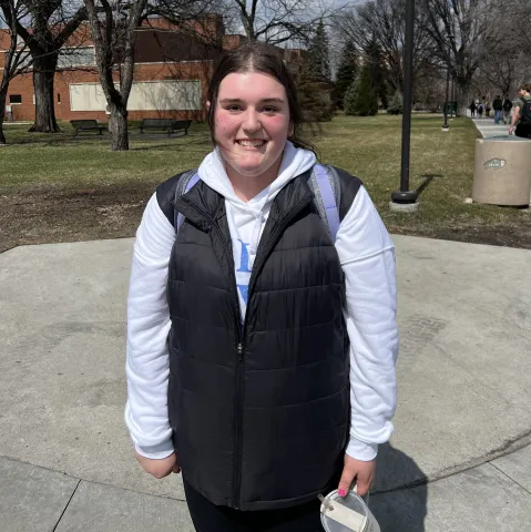 NDSU student Jasmine Jacklovich