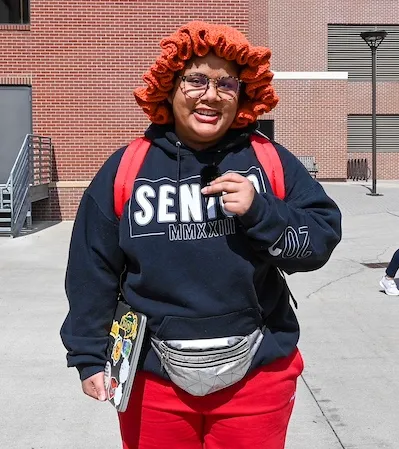 NDSU student Steve Holmes