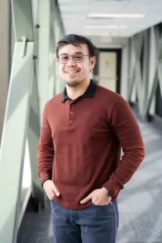 Jan Vincent Martinez Madayag, a doctoral student in coatings and polymeric materials