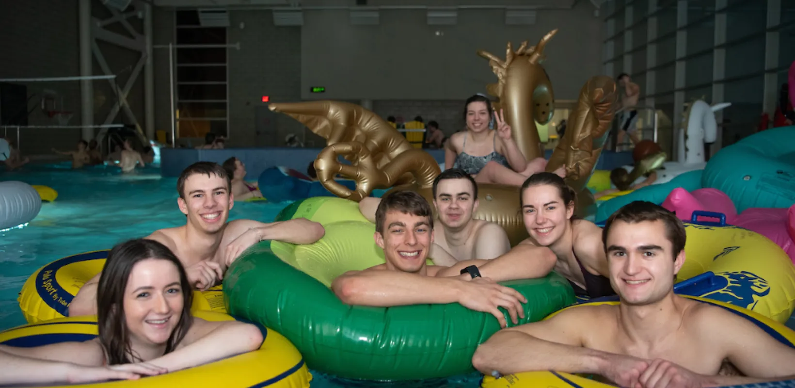 floaty night at the Wellness Center