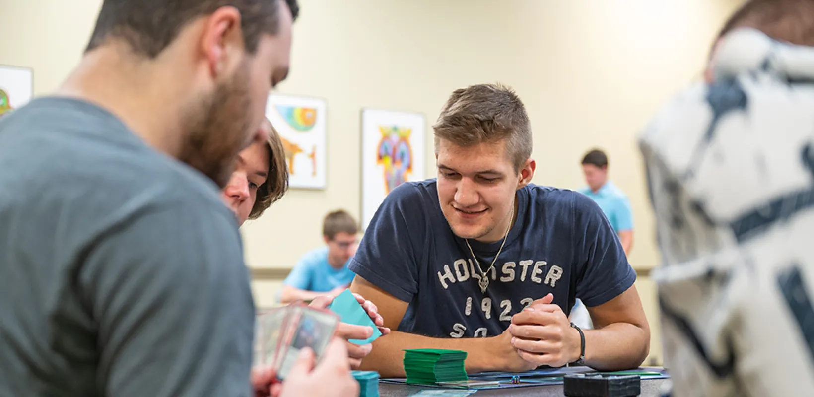 students taking part in a student club