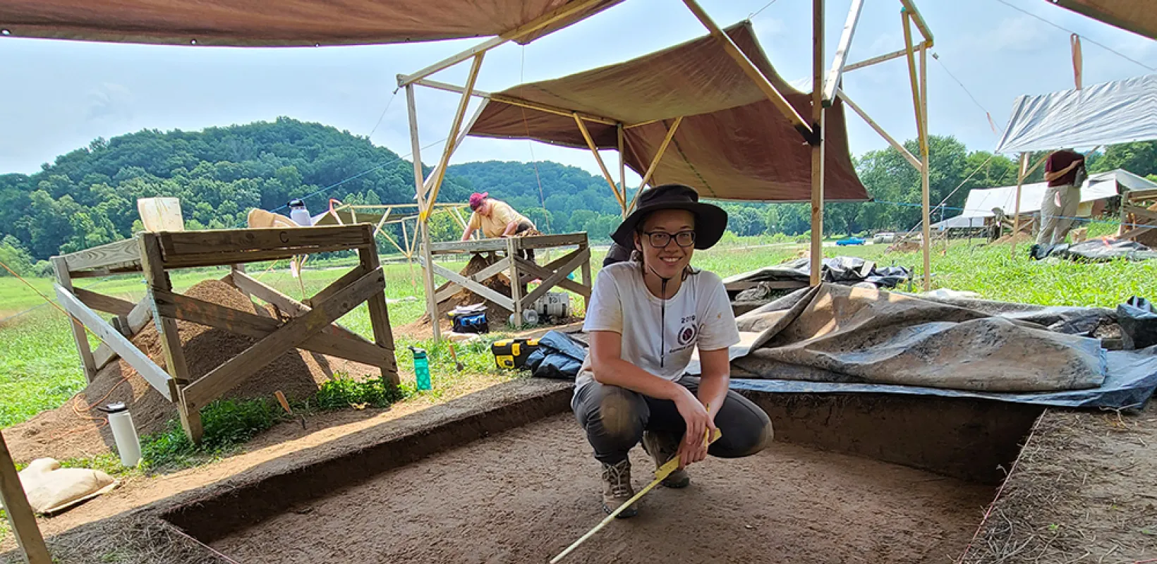 NDSU anthropology student Alyssa Baker