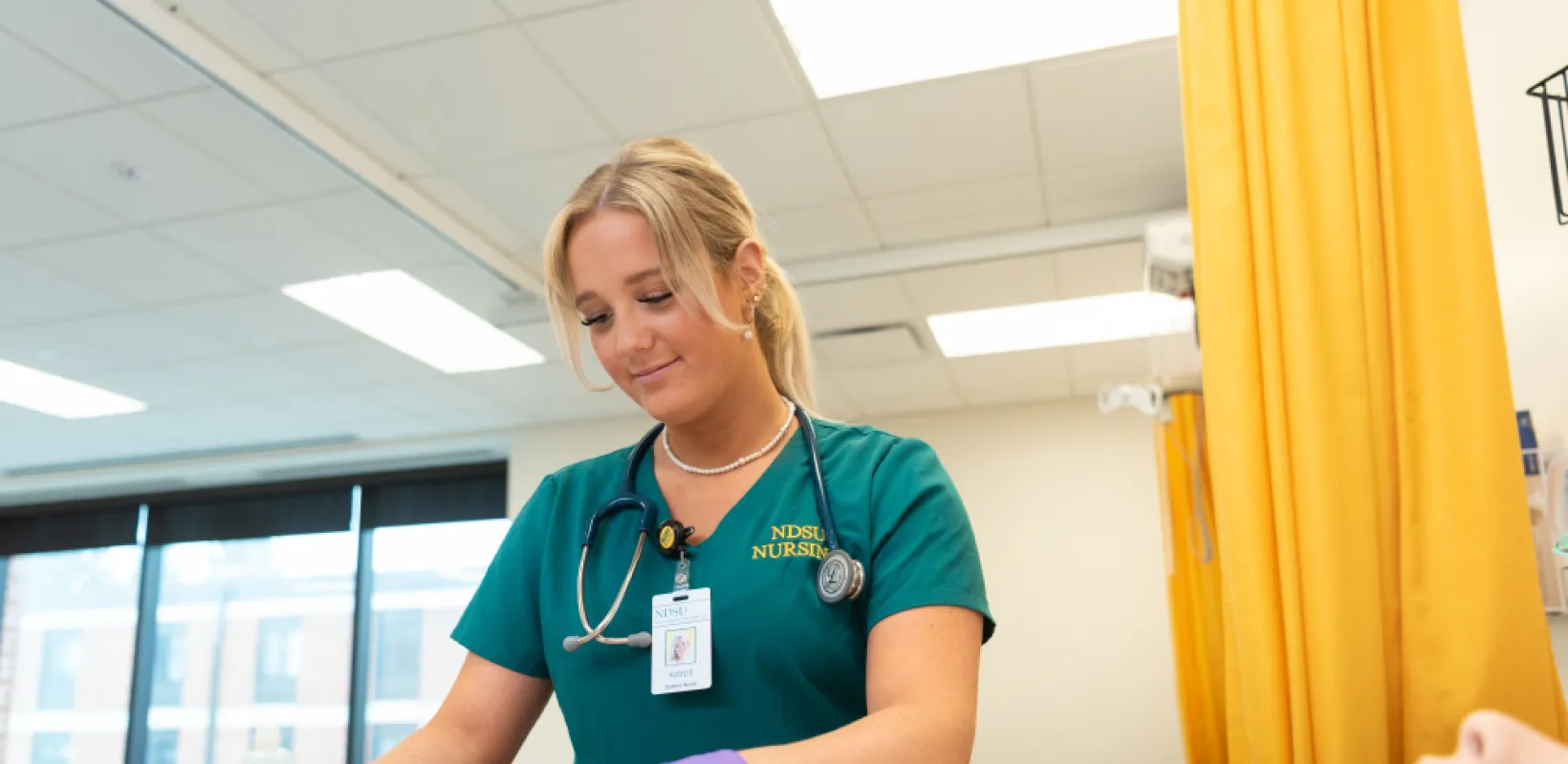 NDSU nursing student Kaylie Kirchenwitz
