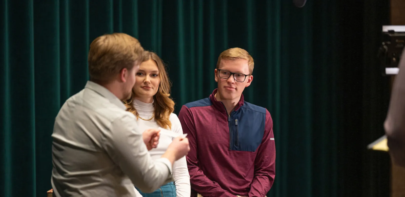 NDSU seniors discussing campus memories