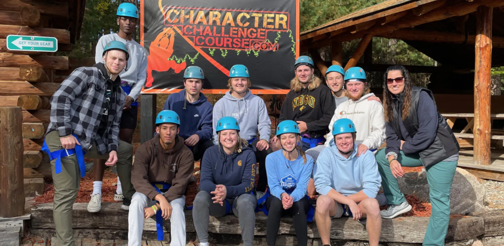 Character Challenge Course participants