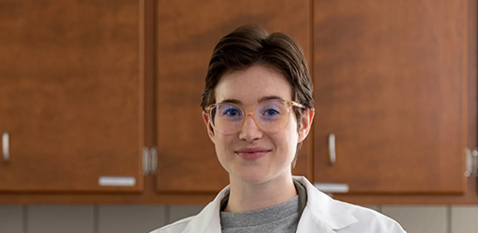 NDSU biological science major Elena Linster