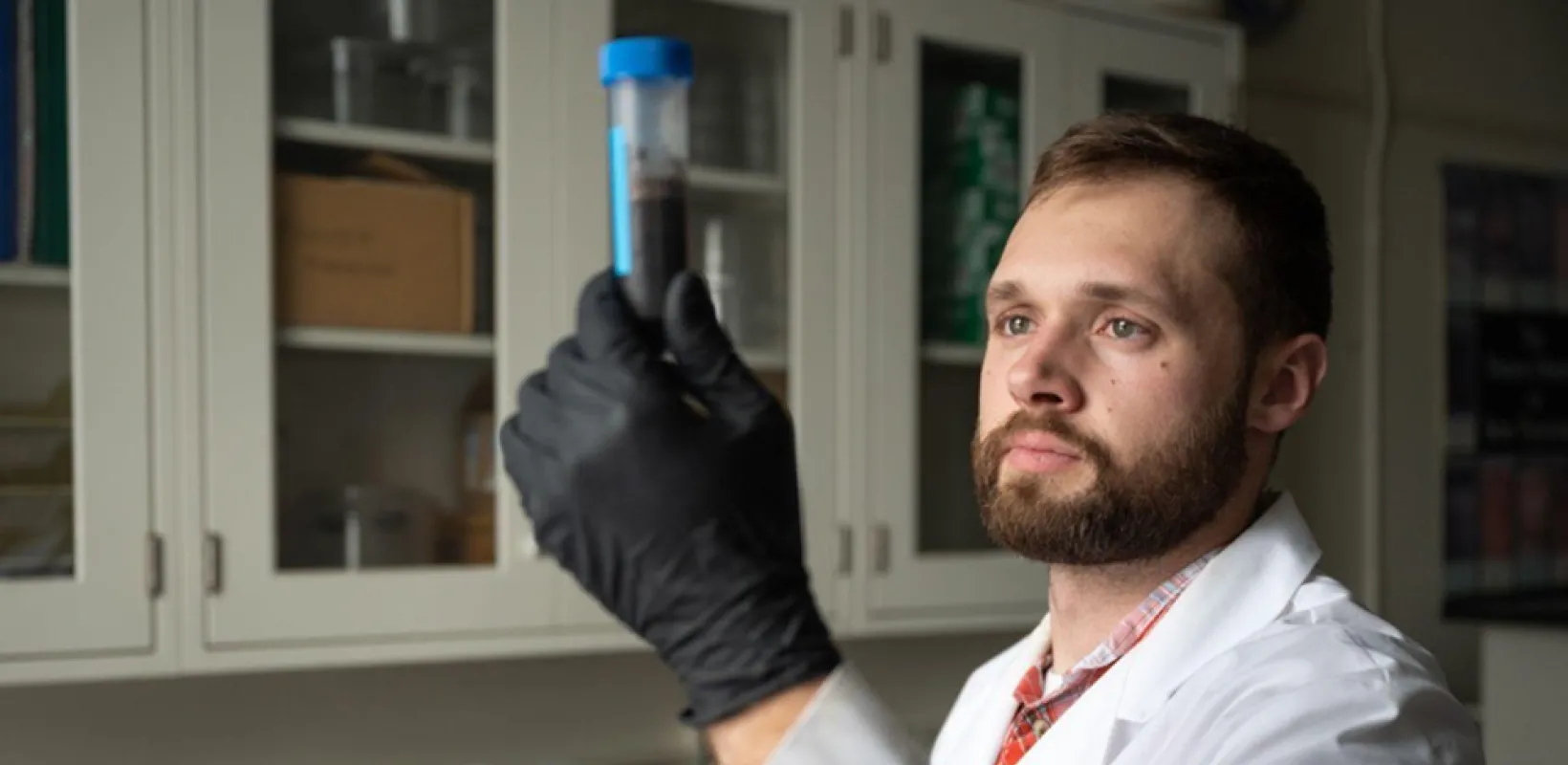Mike McKenna in Natural Resource Sciences lab
