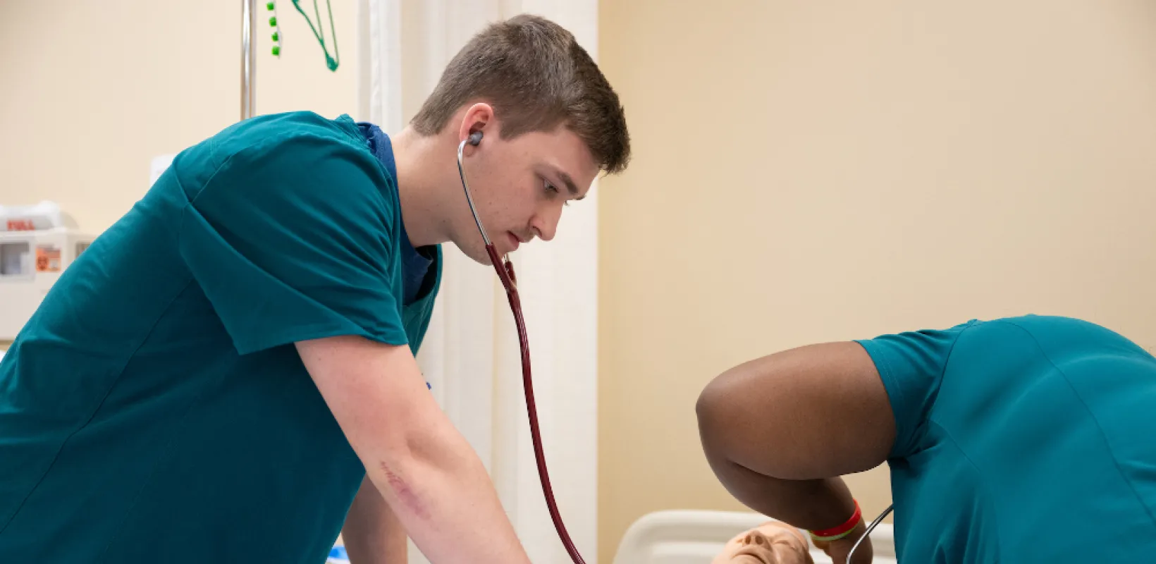 Schulte in nursing class