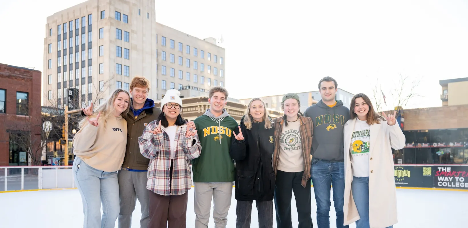 Students Ice Skating