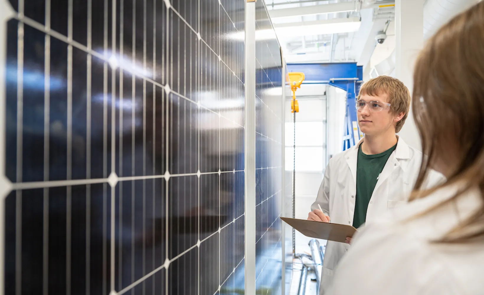 Engineering students getting hands-on experience