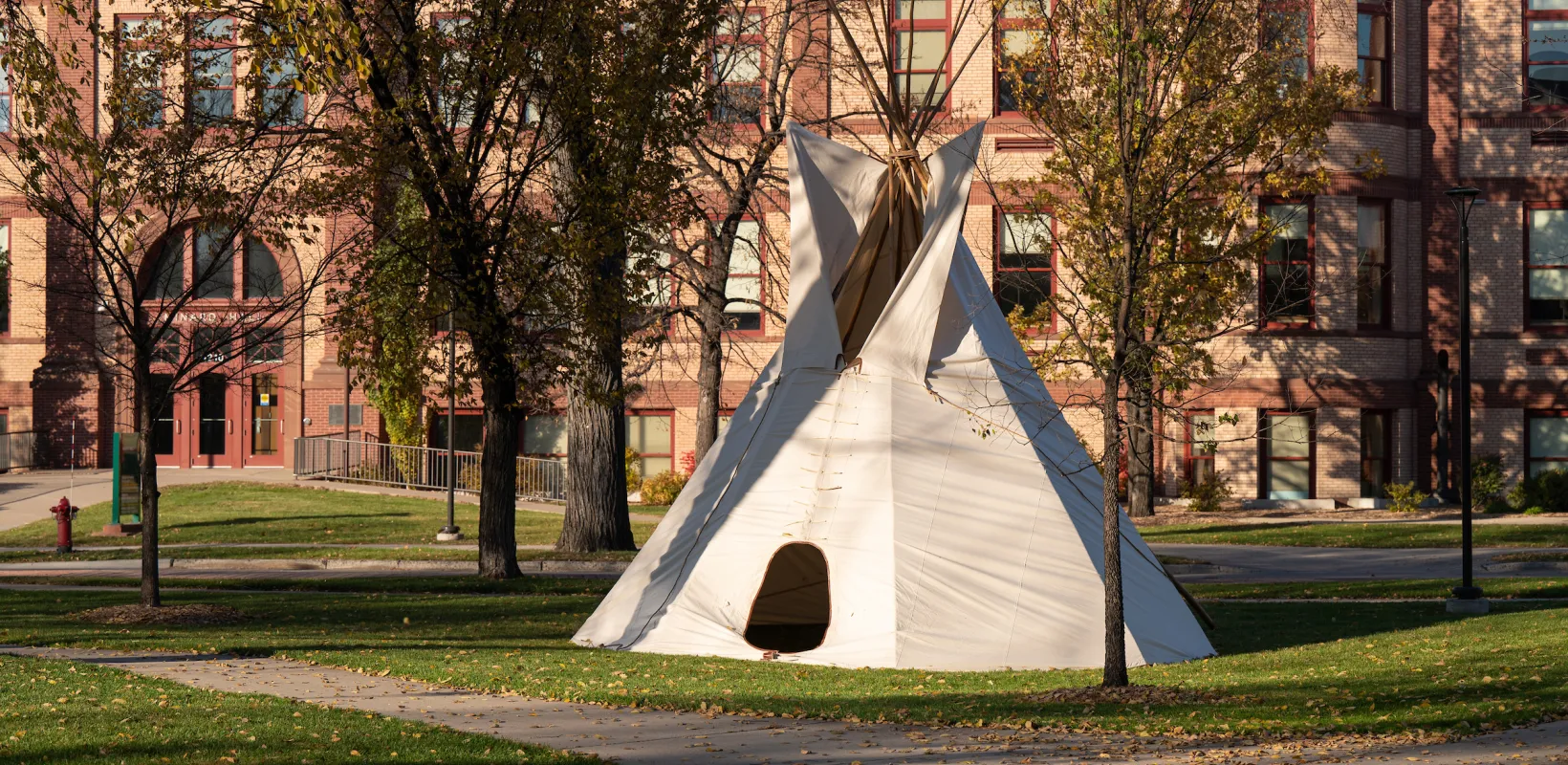 teepee on campus