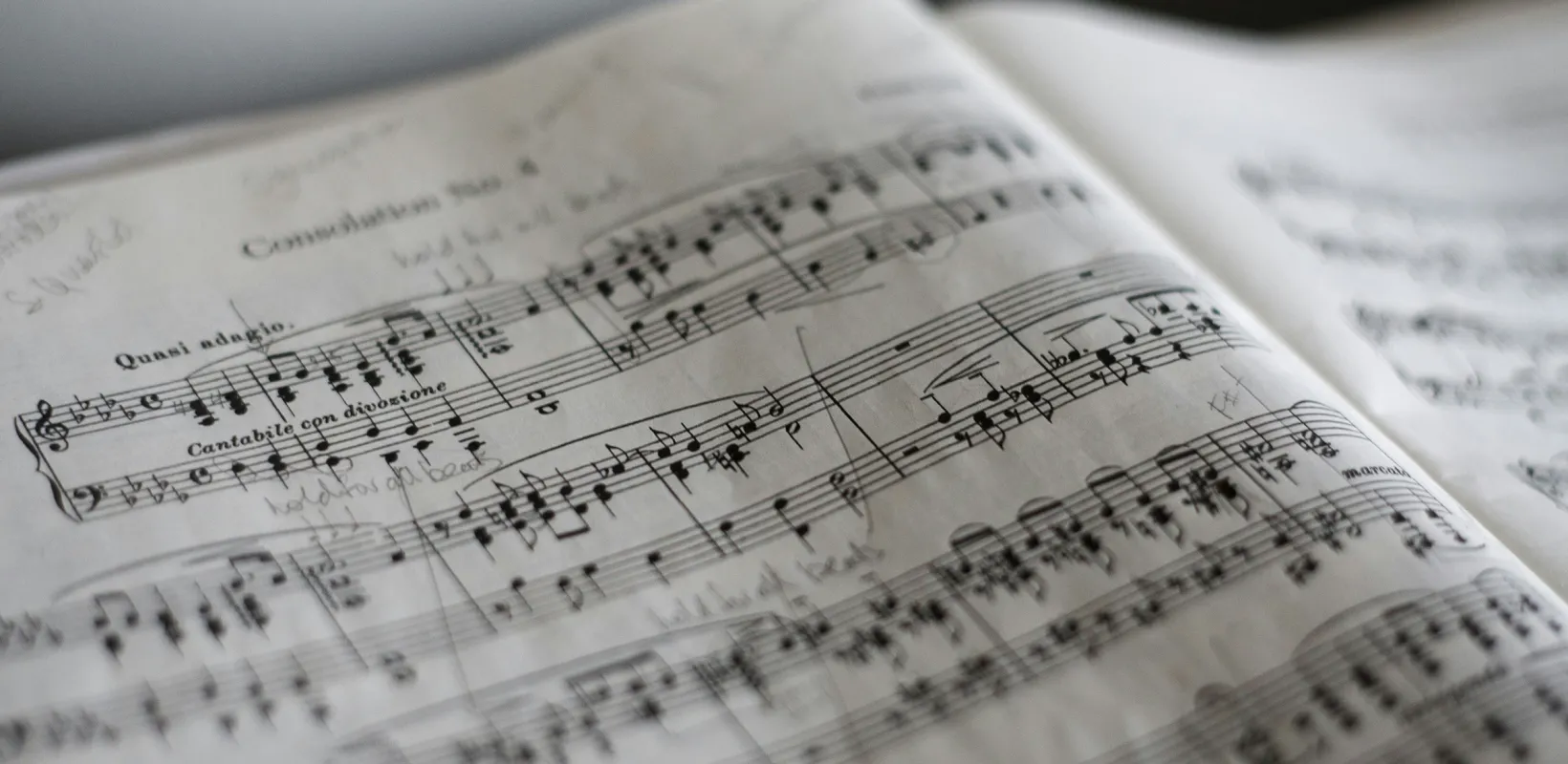 a page of sheet music