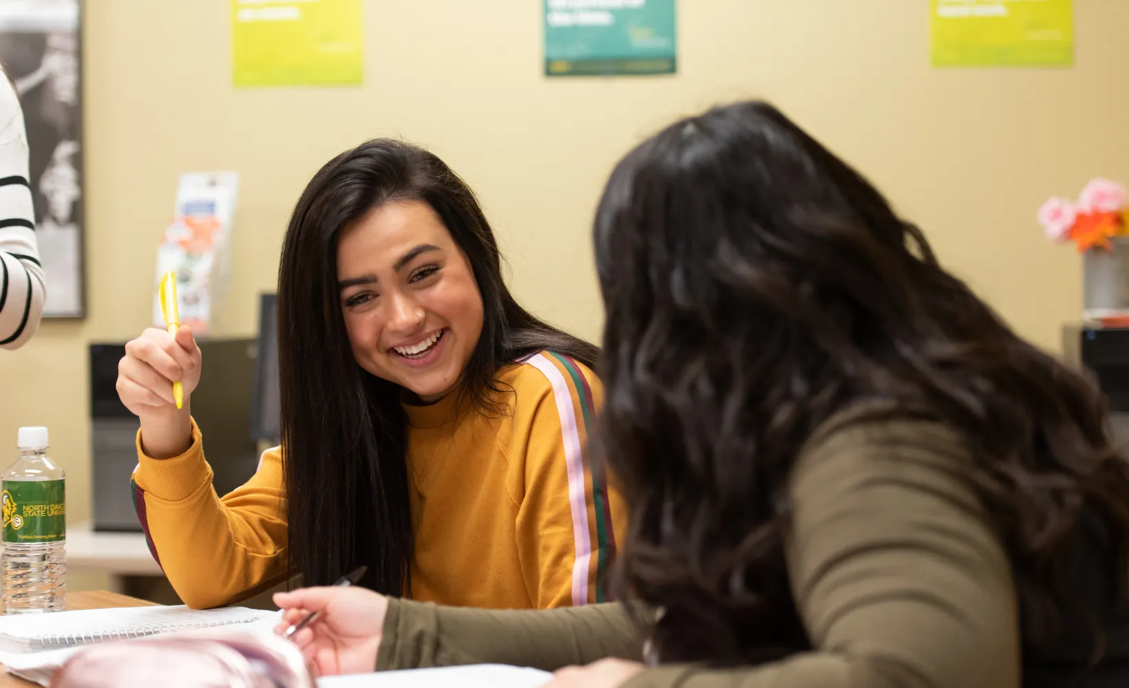 multicultural students studying together