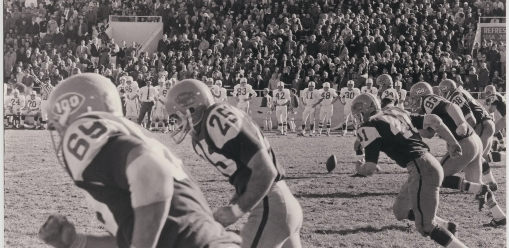 NDSU football team playing an outdoor game