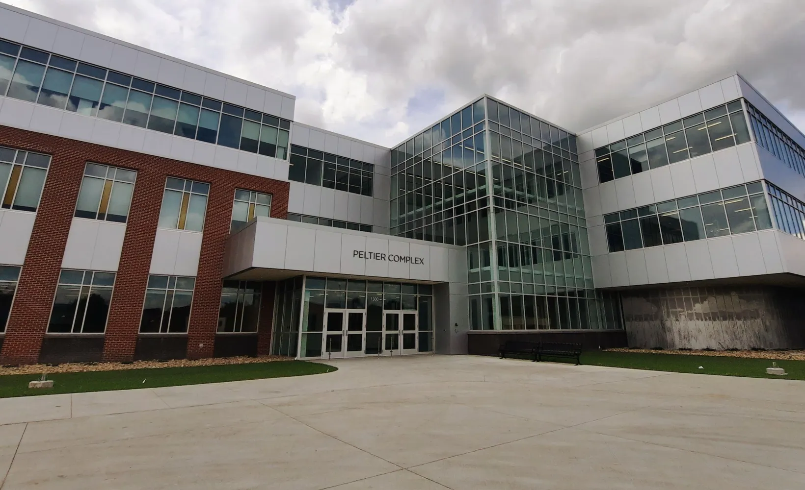 Peltier Complex building from the front