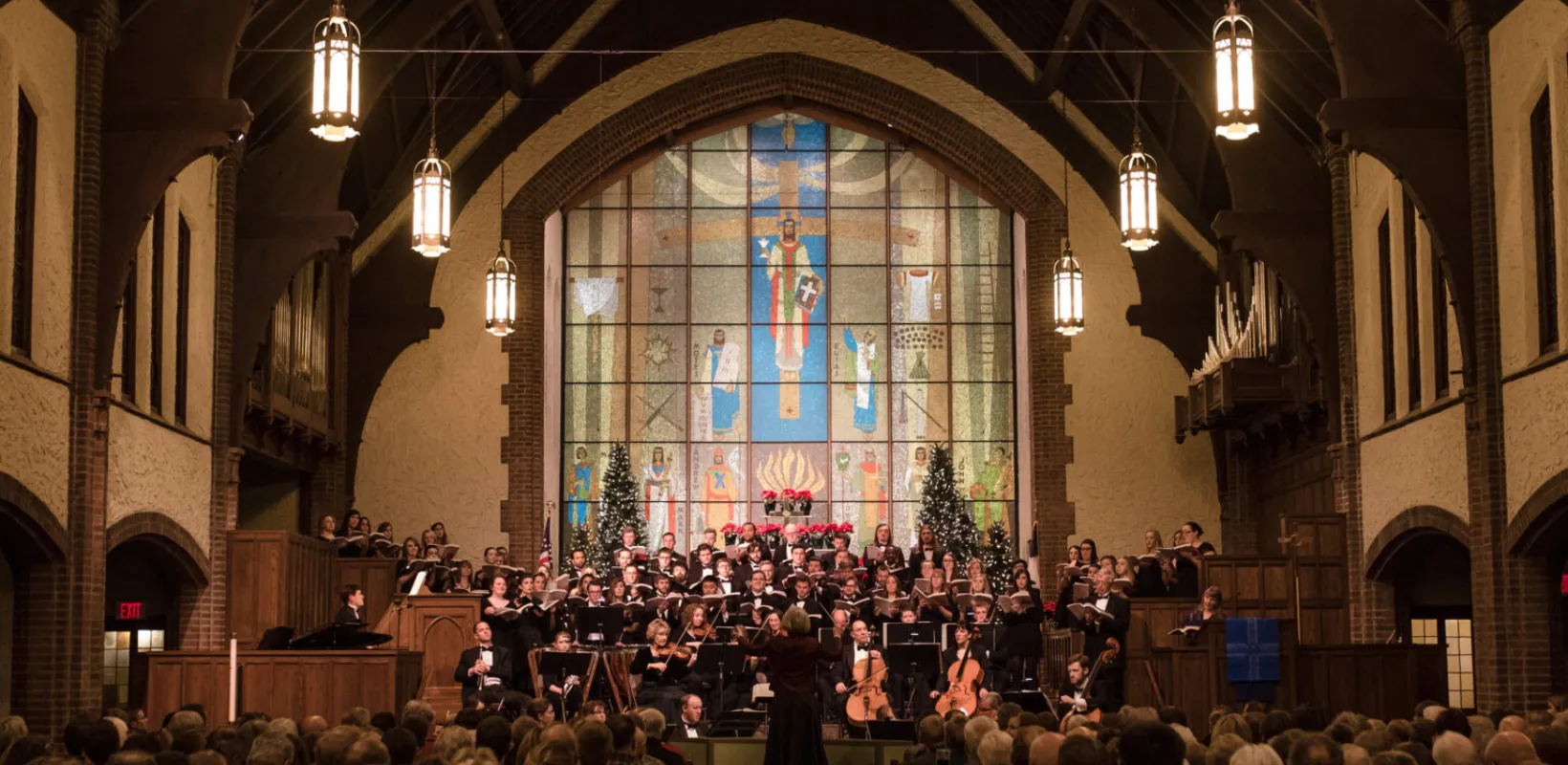 The NDSU Concert Choir at First Lutheran Church
