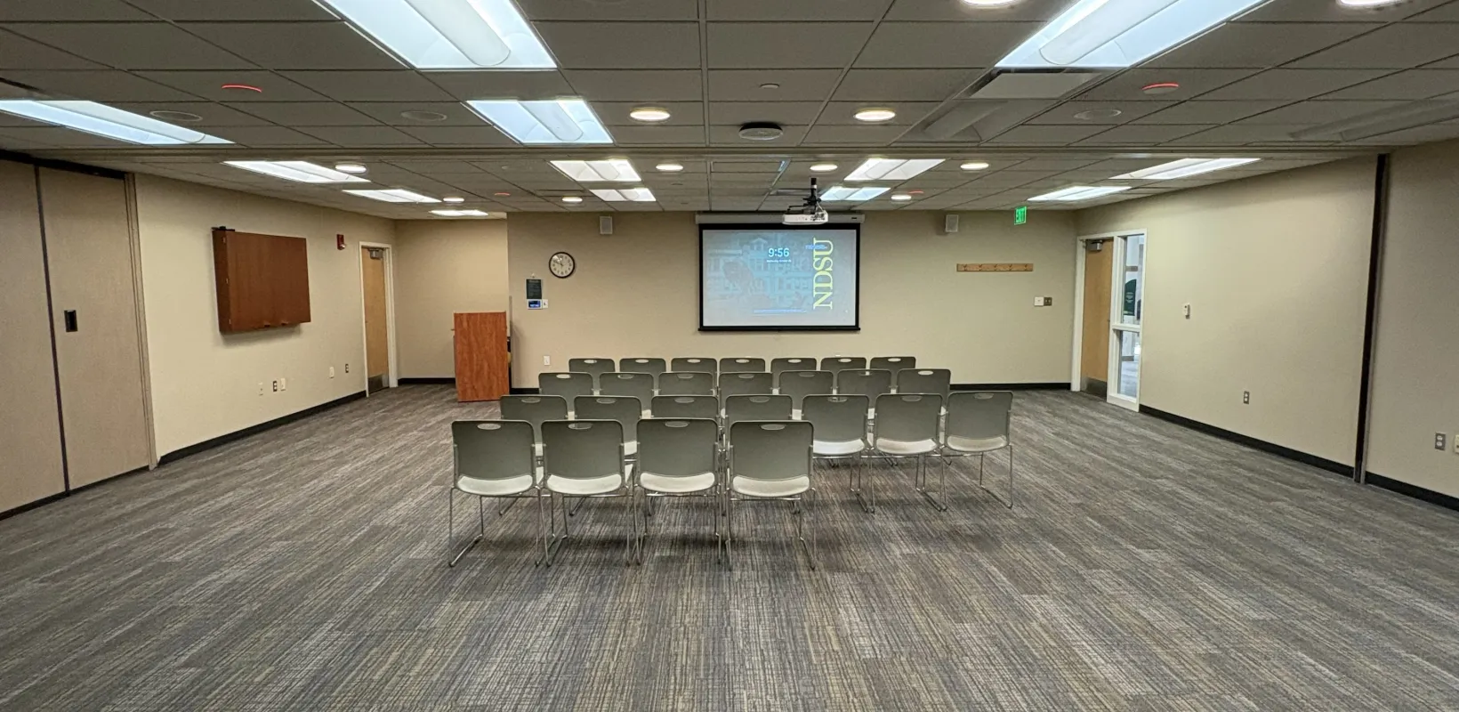 Prairie Rose setup in row seating