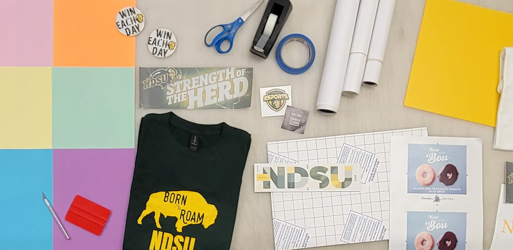 Various promotional items