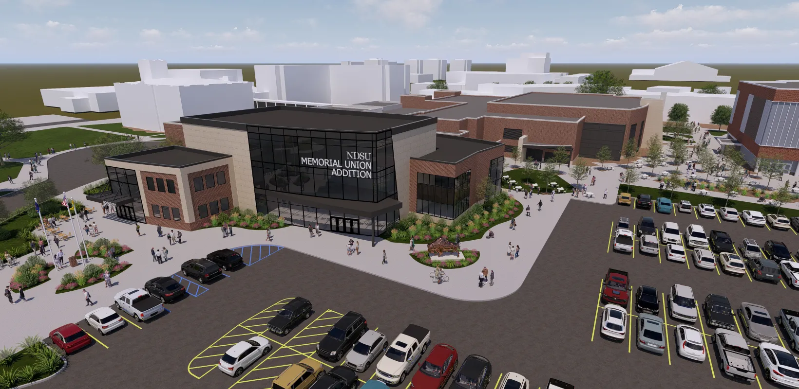 Memorial Union addition conceptual drawing 