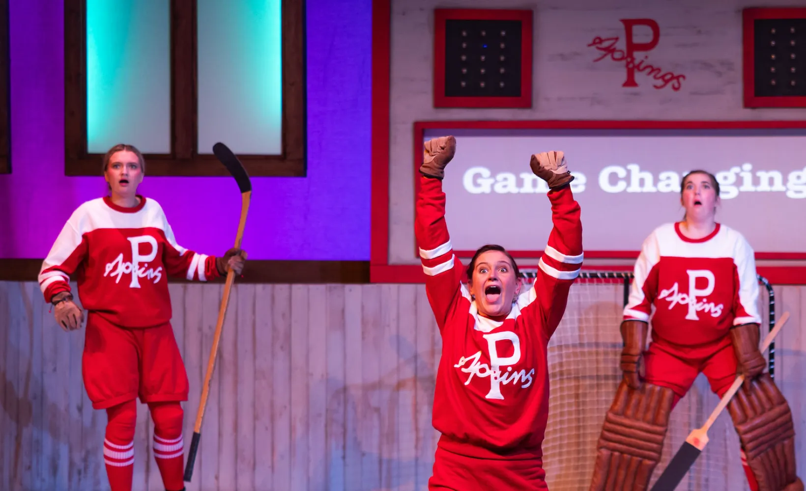 A photo of the final goal in NDSU Theatre's production of "Glory"