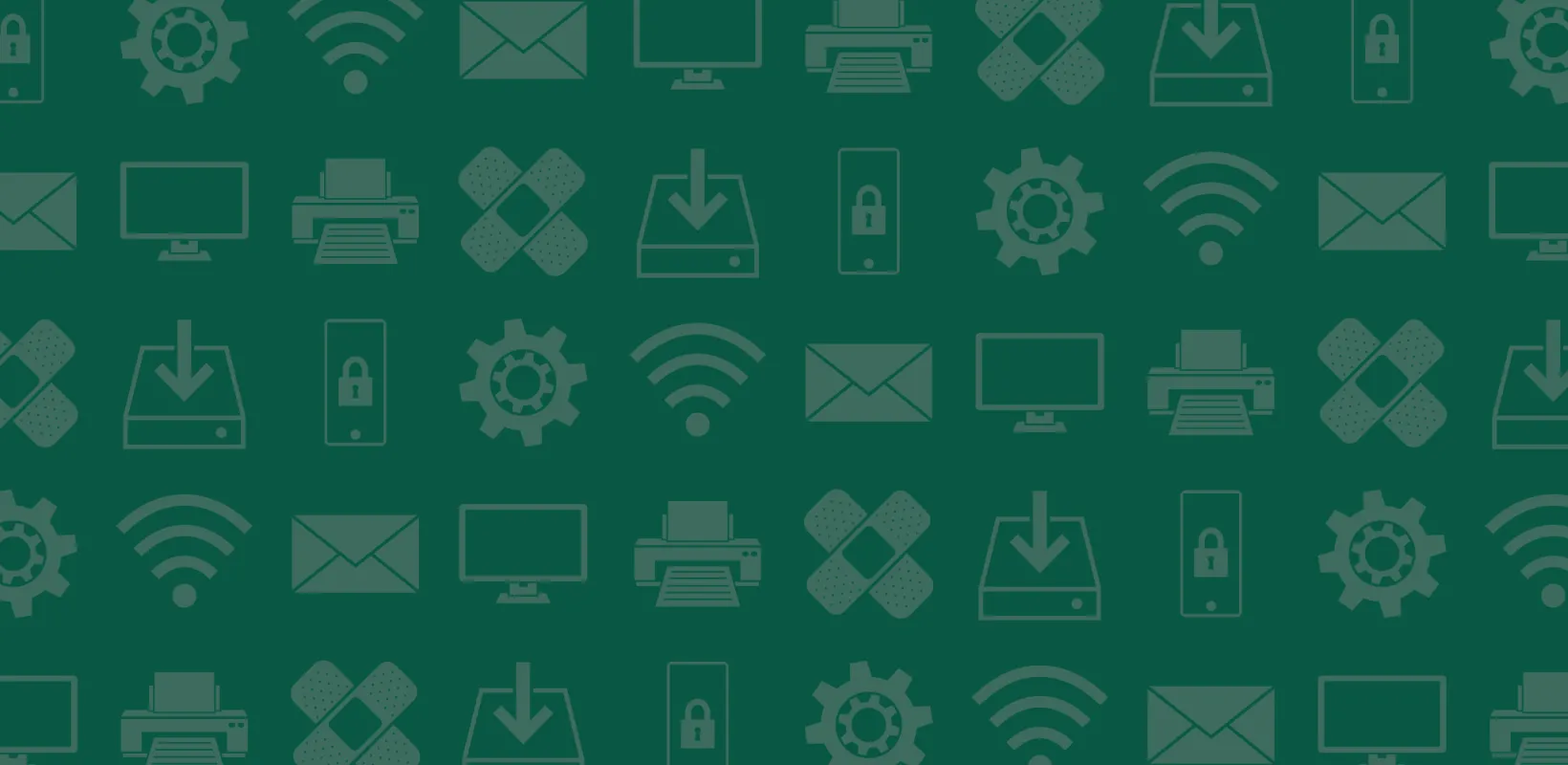 graphic background decoration with technology icons