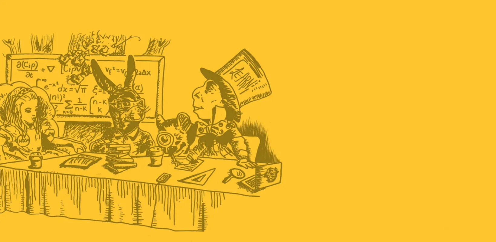 cartoon with characters at a table