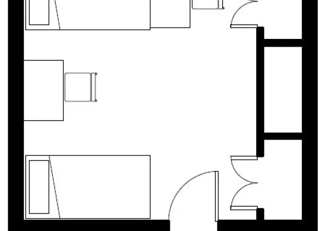 Dinan Hall Room Dimensions 12'6''x13'7''