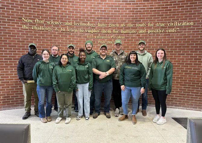 12 people represent soybean breeding team