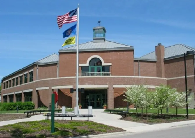 Harry D McGovern Alumni Center Front Entrance