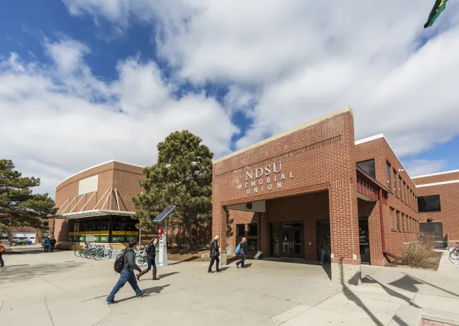 NDSU Memorial Union South Entrance Ground Level