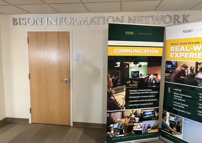 NDSU Memorial Union Bison Information Network Office