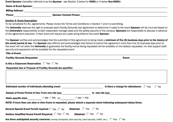 Facility Use Agreement