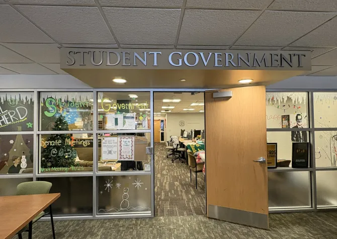 Student Government office in the Memorial Union